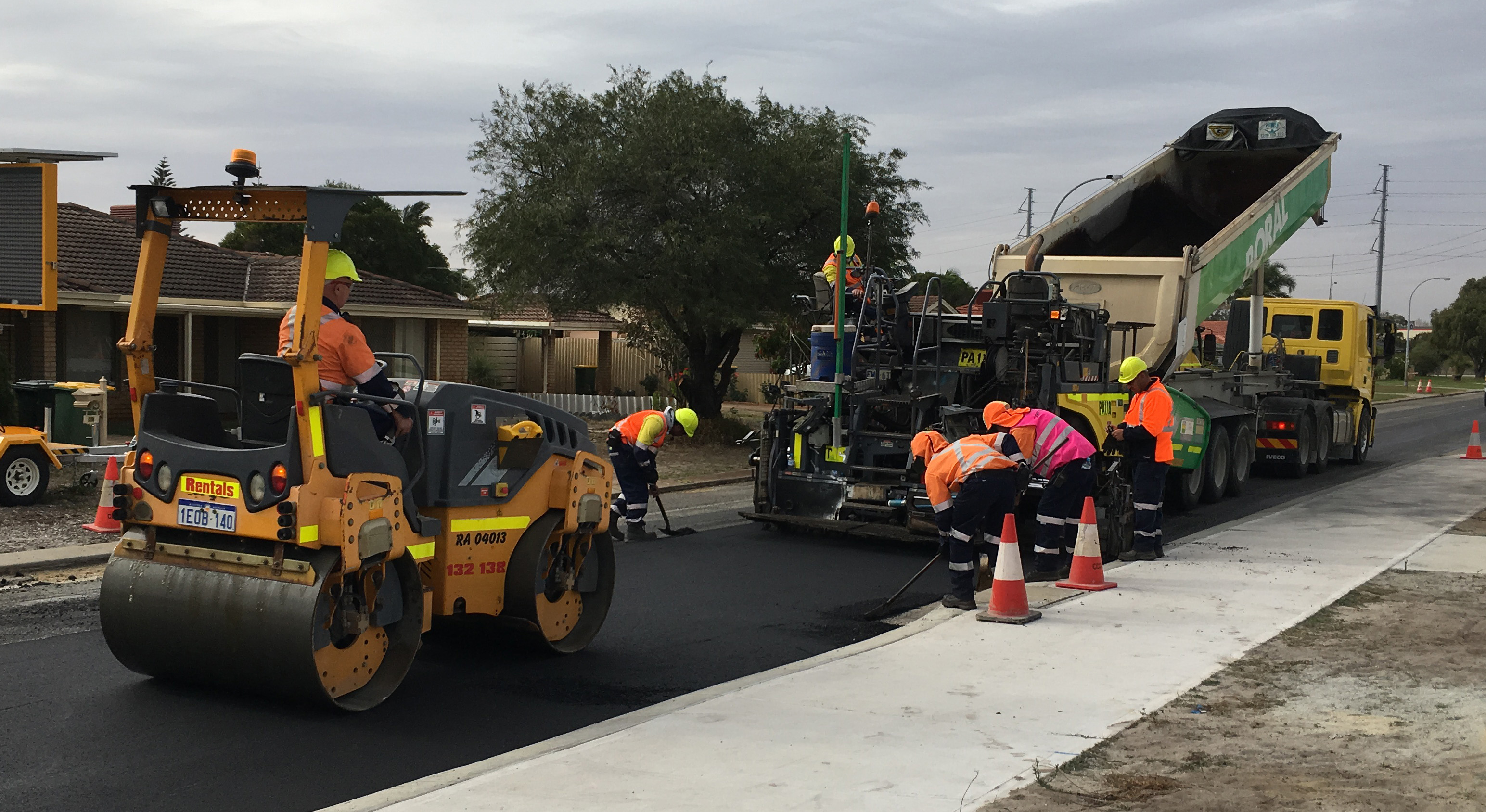 Boral builds Perth street with recycled asphalt, glass, plastic and tyres